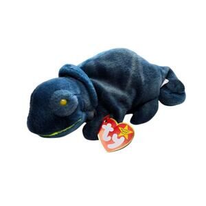 Vintage Ty Beanie Baby Rainbow The Chameleon 1997 With Tags